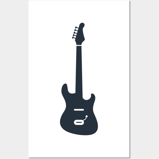 Electric Guitar Wall Art by MajorCompany